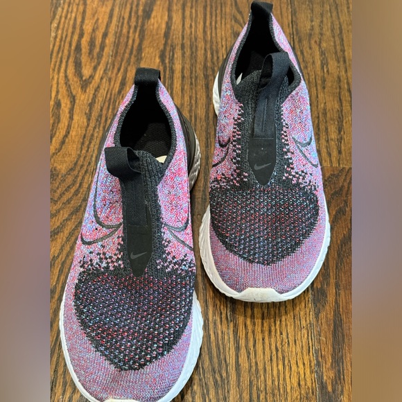 Nike Womens Epic Phantom React Flyknit Running Shoes Purple Marled 5.5 - Picture 5 of 6